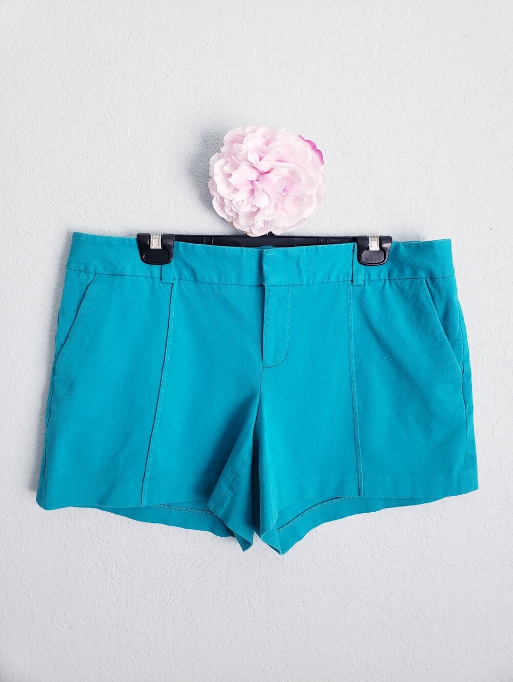 Lilly Pulitzer Turquoise Teal Tailored Shorts